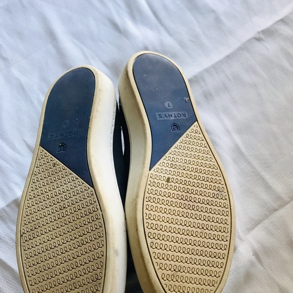 Rothy’s navy blue and Blue Slip-On Shoes